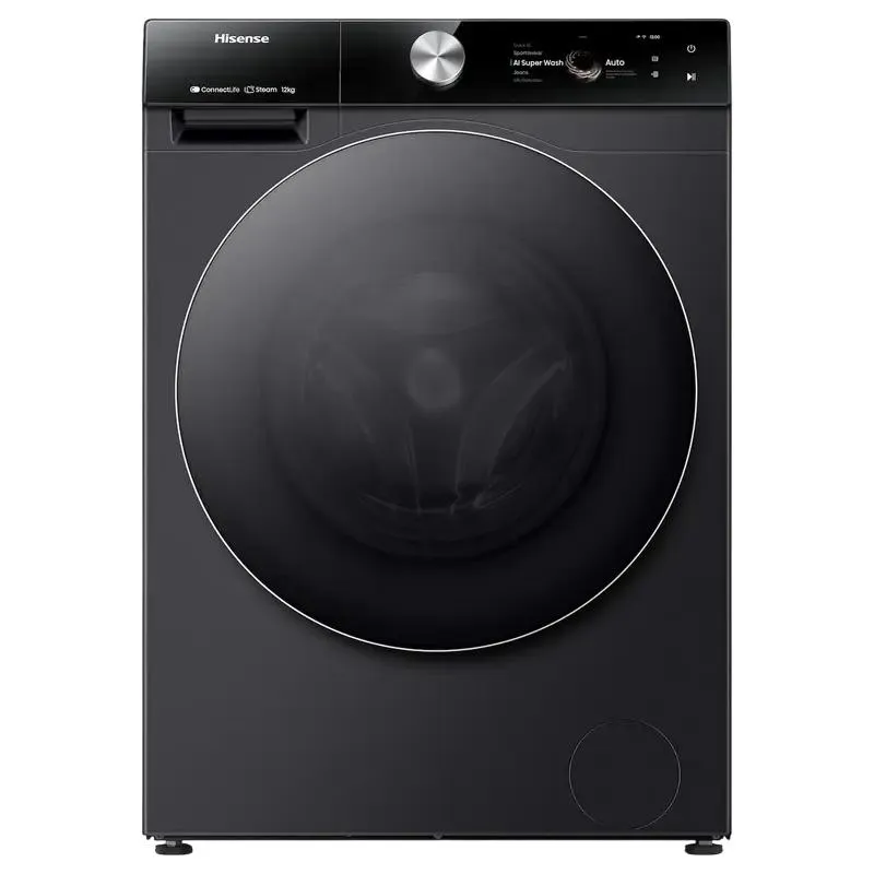 Washing machine Hisense WF7S1247BB, 12kg, Black