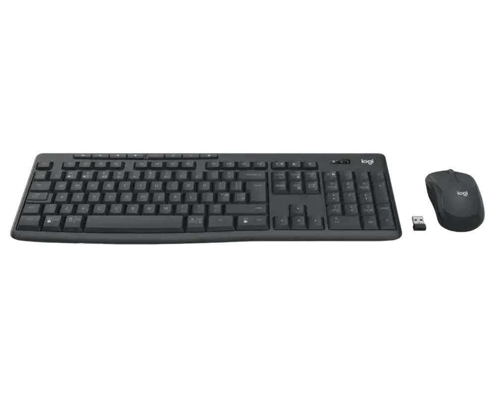 Keyboard & Mouse Kit Logitech MK370, Wireless, Black