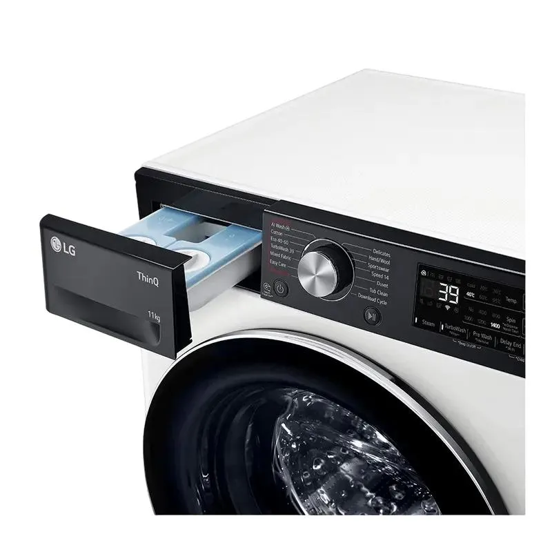Washing machine LG F4WR711S3HA, 11kg, White