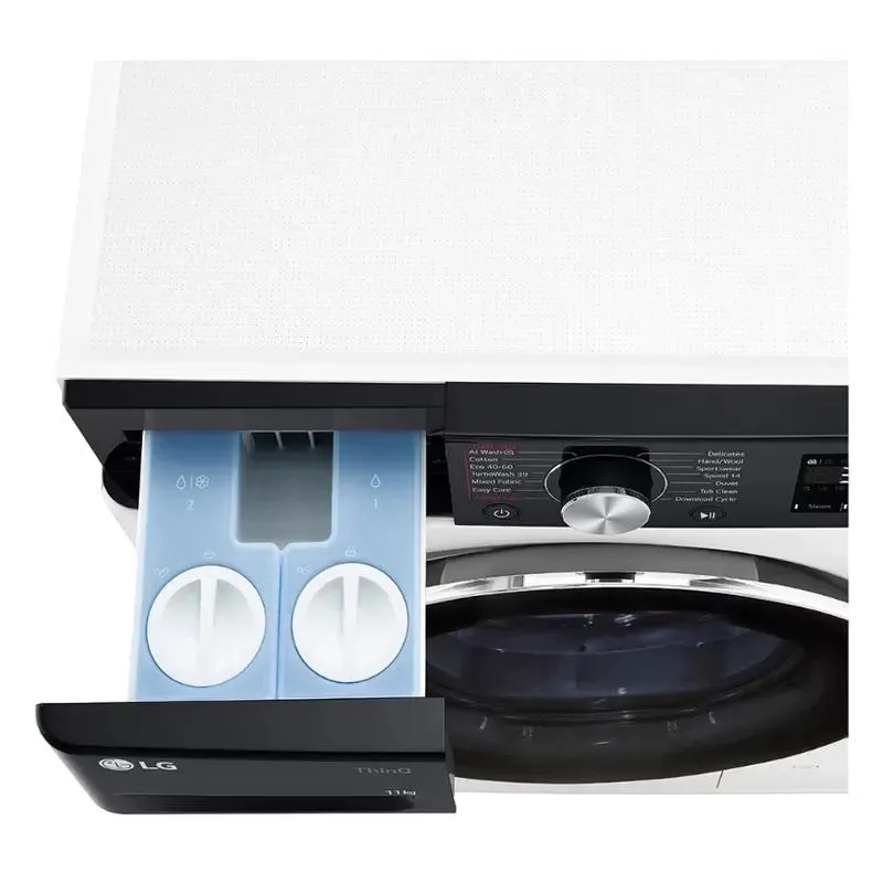Washing machine LG F4WR711S3HA, 11kg, White