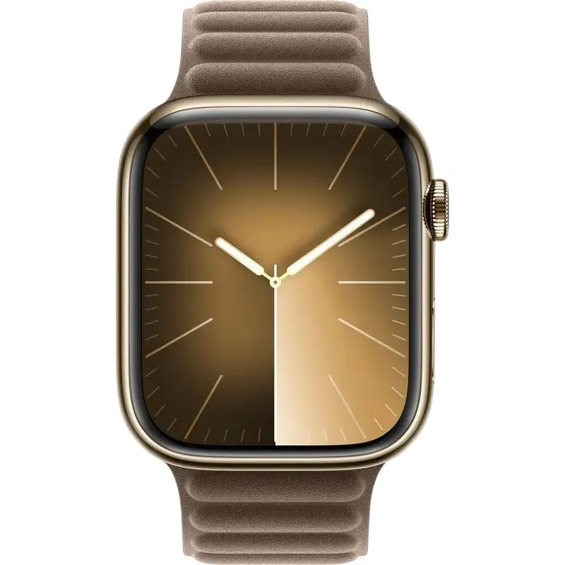 Watch Strap Apple Watch 45mm Magnetic Link, Polyester, Medium, Taupe