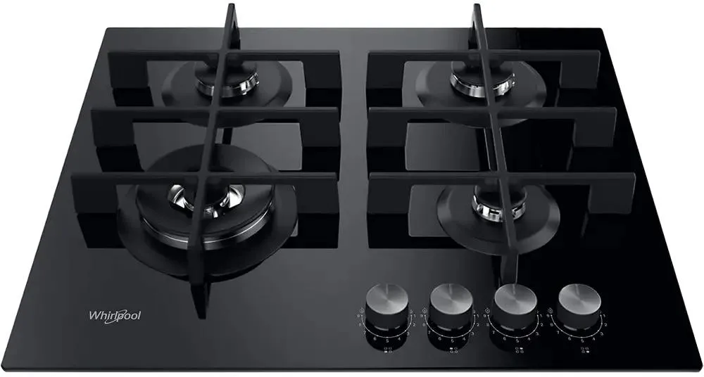 Gas Cooktop Whirlpool GOWL 628/NB, Black 