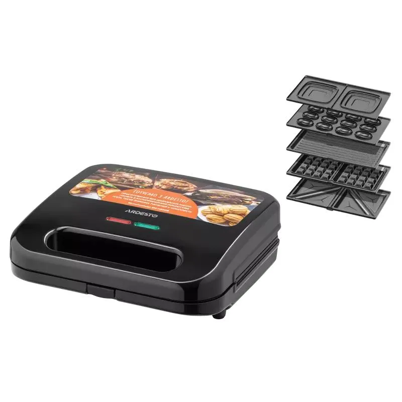 Multifunction Sandwich-Maker Ardesto SM-H500B, Black