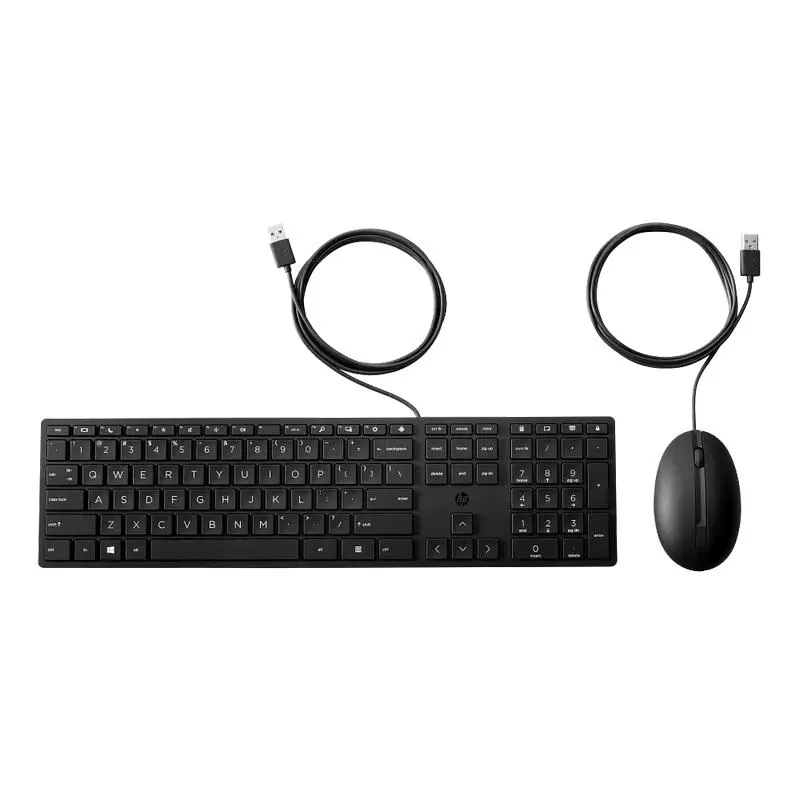 Keyboard & Mouse Kit HP 320MK, Wired, Black