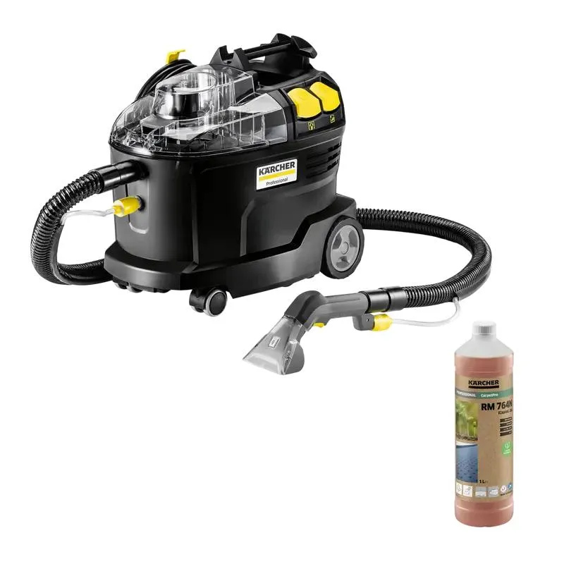 Vacuum Cleaner Karcher Puzzi 8/1 Go!Further 1.100-249.0, Black