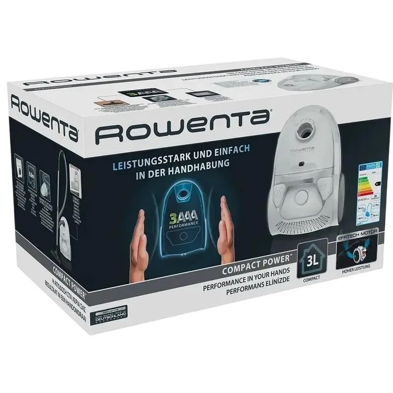 Vacuum Cleaner Rowenta RO3927EA, White