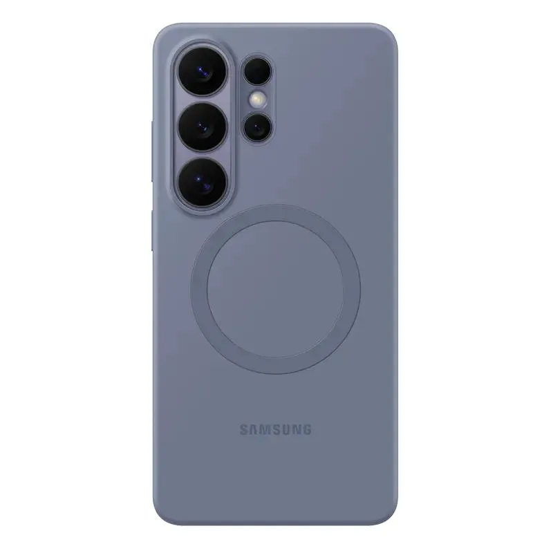 Back Case Samsung Silicone Magnet Case for Galaxy S26 Ultra, Blue Violet