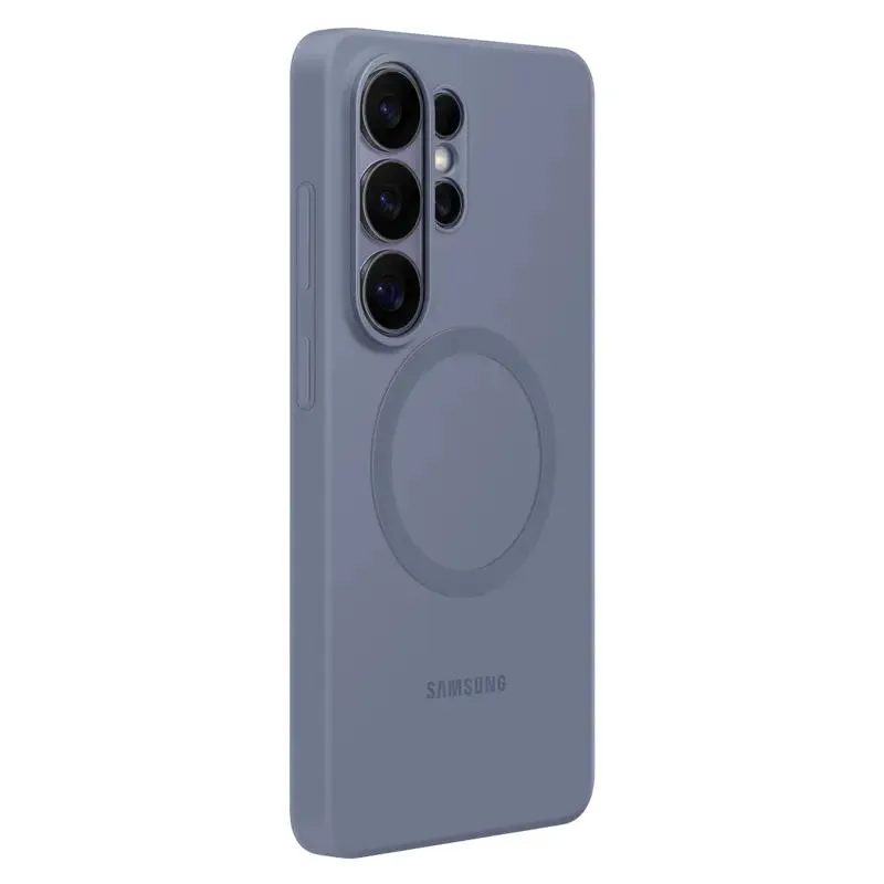 Back Case Samsung Silicone Magnet Case for Galaxy S26 Ultra, Blue Violet