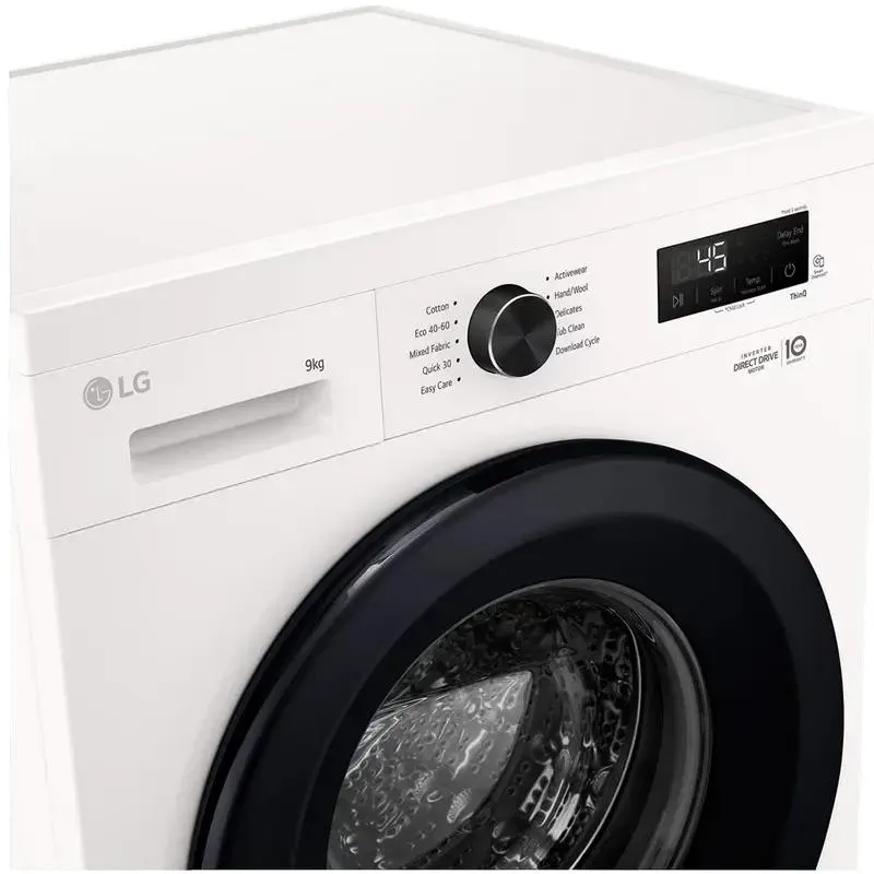 Washing machine LG F4X1009NWK, 9kg, White