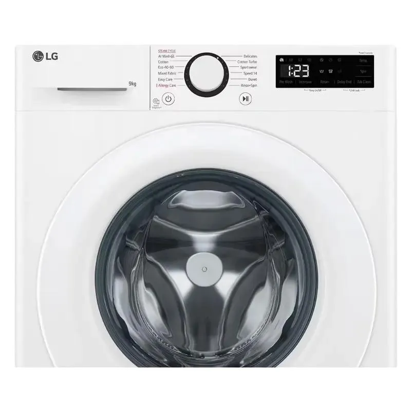 Washer LG F4WR509SWW, 9kg, White