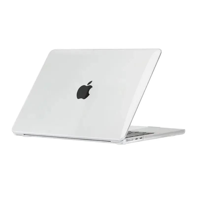Laptop Case Tech Protect Smartshell Macbook Air 13 (2022), 13.6", Polycarbonate, Crystal Clear