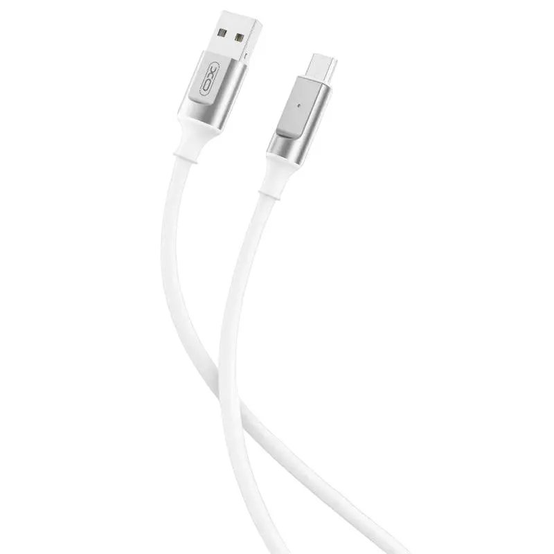Data Cable XO NB251, USB Type-A/micro-USB, 1m, White
