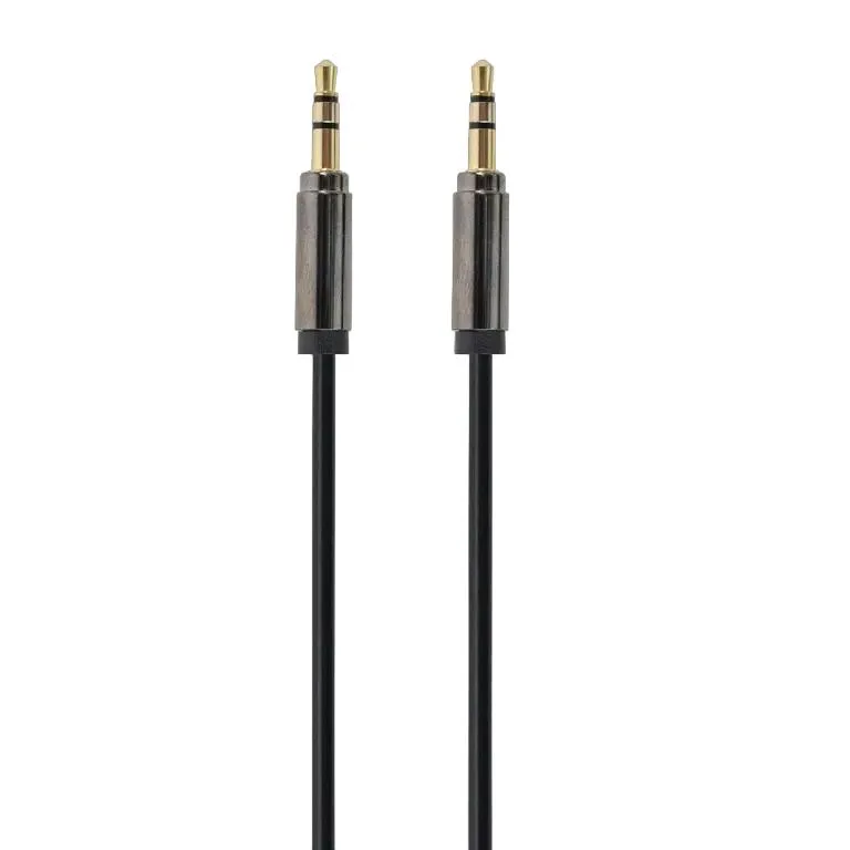 Audio Cable Cablexpert CCAP-444-1M, 3.5mm 3-pin (M) - 3.5mm 3-pin (M), 1m, Black