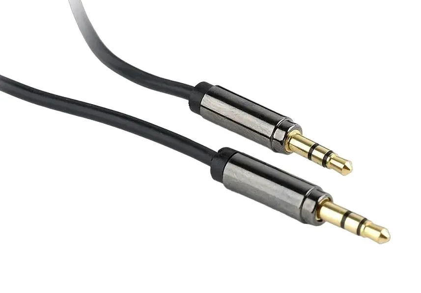 Audio Cable Cablexpert CCAP-444-1M, 3.5mm 3-pin (M) - 3.5mm 3-pin (M), 1m, Black