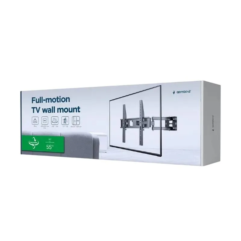 Tilt & Swivel Wall Mount Gembird WM-55ST-03, Black