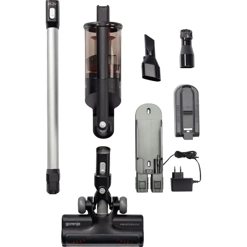 Vertical Vacuum Cleaner Gorenje SVC252FMBK, Black