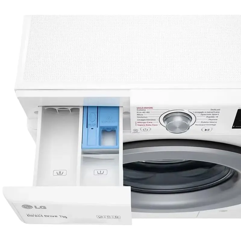 Washing machine LG F2WV3S7S4E, 7kg, White