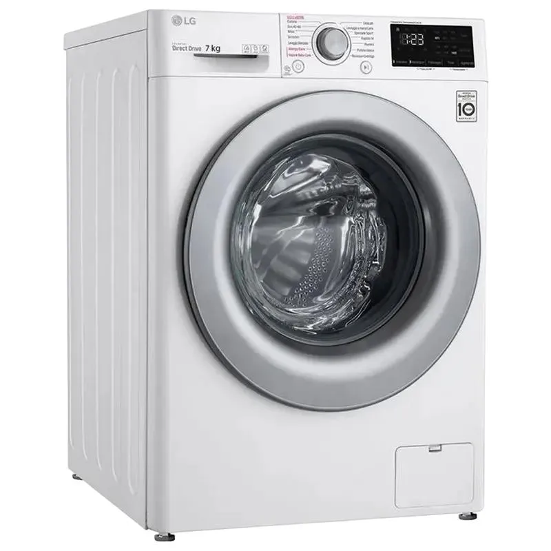 Washing machine LG F2WV3S7S4E, 7kg, White