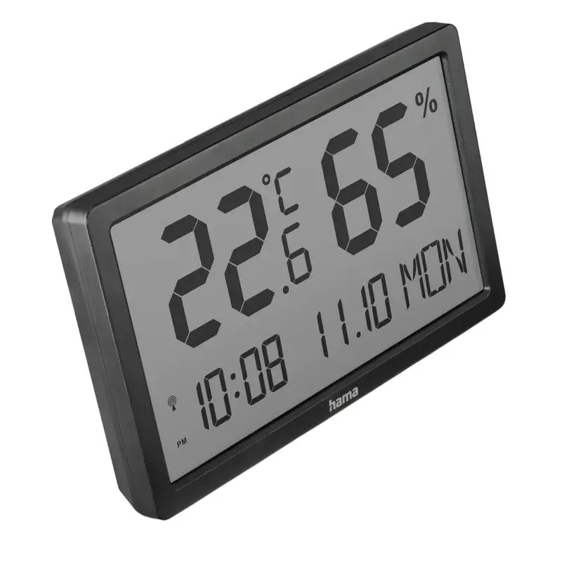Smart Temperature & Humidity Sensor HAMA Lombok, Black