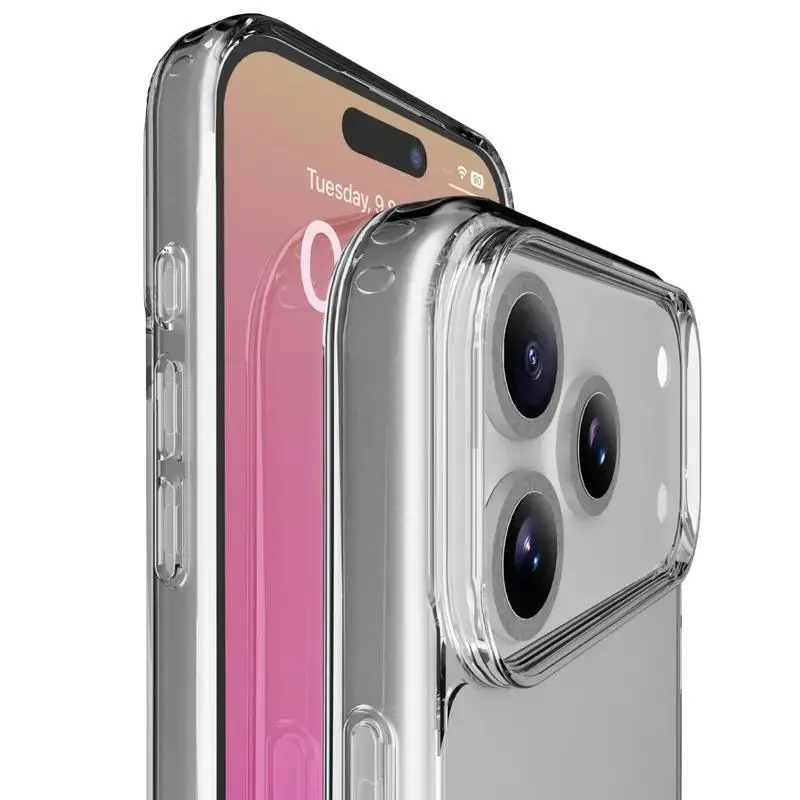 Back Case Cellularline Clear Duo for Apple iPhone 17 Pro, Transparent
