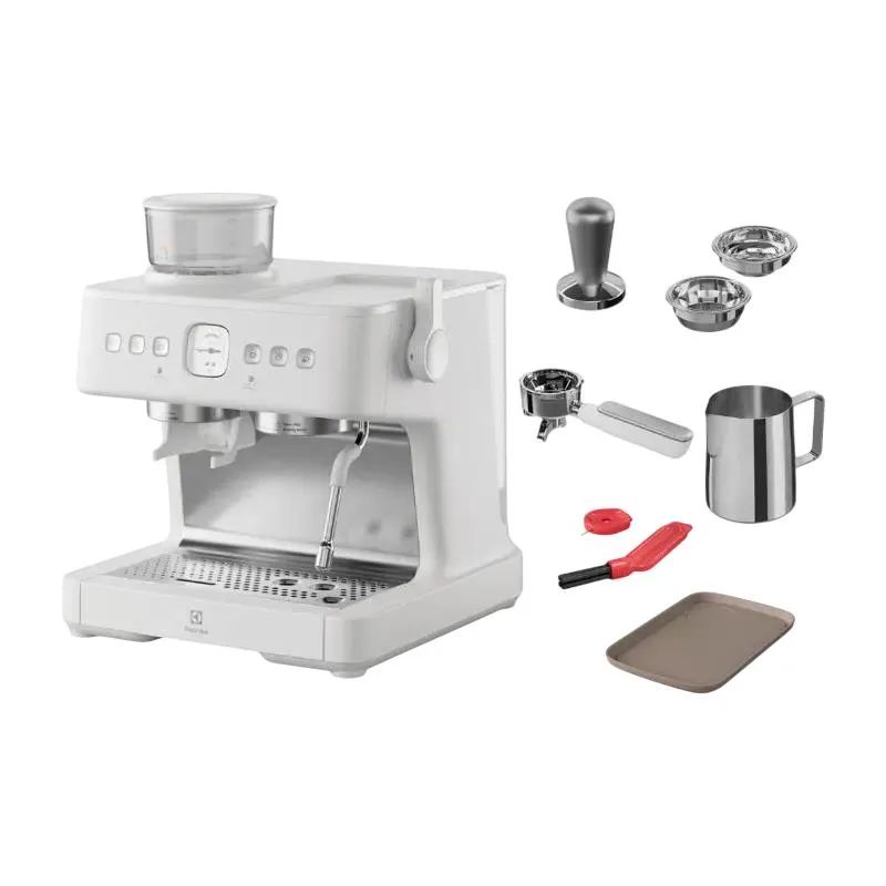 Carob Coffee Maker Electrolux E8EC1-8SW, 2200W, White