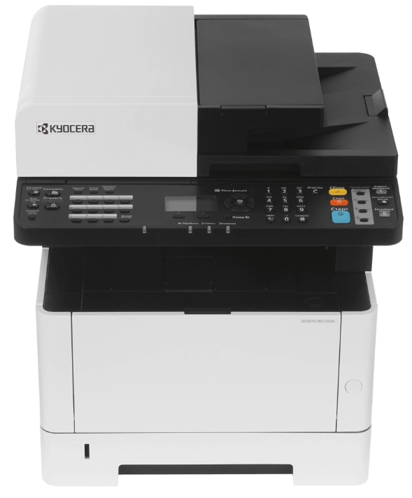 Ecosys M2135dn - A4 B/W MFP, 35 ppm, 3in1, 1200x1200 dpi, 5-line LCD, 50-sheet simplex DP (ADF) std.