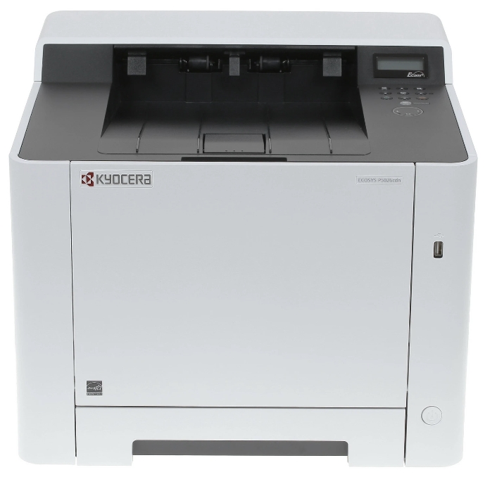 Ecosys P5026cdn, Colour, Duplex, A4, 26/26 ppm, 1200 dpi 2-bit, 2-line LCD, with starter toners, USB 2.0, Gigabit LAN