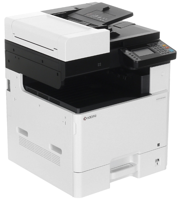 Ecosys M8124cidn, A3 Colour MFP, 24/24 ppm, 3in1, HyPAS, 1200x1200 dpi, 4.3" Touch Panel, 50-sheet reversing DP std, with starter toner