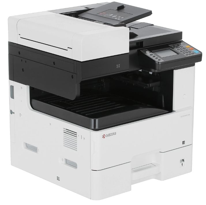 Ecosys M4125idn, A3 B/W MFP, 25 ppm, 3in1, HyPAS, 1200x1200 dpi, 4.3" Touch Panel, 50-sheet reversing DP std, with starter toner