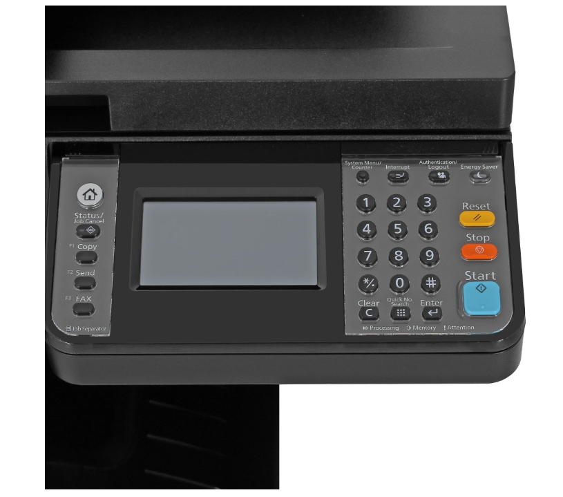 Ecosys M4125idn, A3 B/W MFP, 25 ppm, 3in1, HyPAS, 1200x1200 dpi, 4.3" Touch Panel, 50-sheet reversing DP std, with starter toner