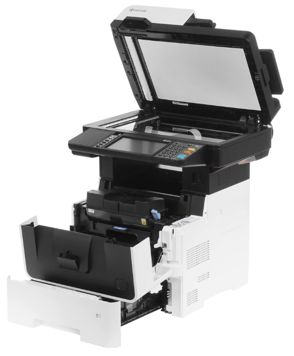 Ecosys M3655idn, Duplex, DADF, A4, 55 ppm, 4in1, HyPAS, 1200x1200 dpi, 7" Touch Panel, with starter toner, USB 2.0, Gigabit LAN