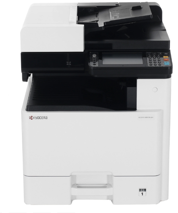 Ecosys M8130cidn, A3 Colour MFP, 30/30 ppm, 3in1, HyPAS, 1200x1200 dpi, 7.0" Touch Panel, 50-sheet reversing DP std, with starter toner