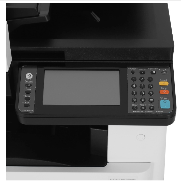 Ecosys M8130cidn, A3 Colour MFP, 30/30 ppm, 3in1, HyPAS, 1200x1200 dpi, 7.0" Touch Panel, 50-sheet reversing DP std, with starter toner