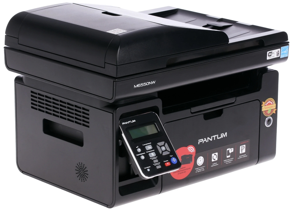 M6550nw MFP 3-in-1 PANTUM, 22ppm A4, with ADF, network and Wi-Fi