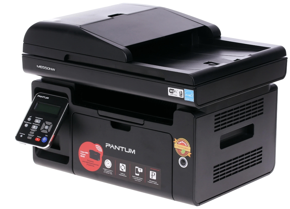 M6550nw MFP 3-in-1 PANTUM, 22ppm A4, with ADF, network and Wi-Fi