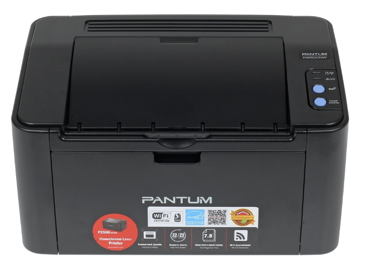 Printer PANTUM P2500nw Bundle! + PC-211EV 1600 pages cartridge, 22ppm, A4 , with Wi-Fi
