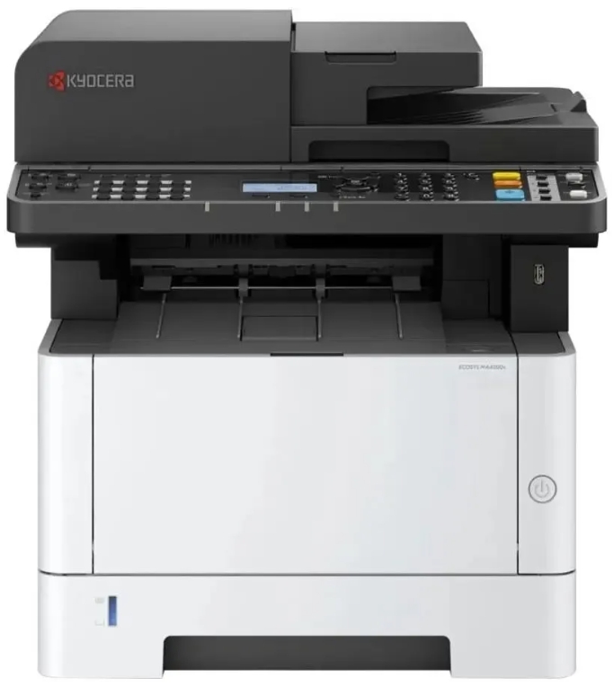 Ecosys MA4000x, Duplex, DADF, A4, 40 ppm, 3in1, 1200x1200 dpi, 5-line LCD, with starter toner, USB 2.0, Gigabit LAN
