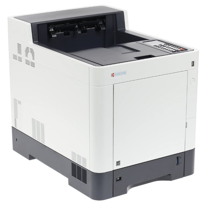 Ecosys P6235cdn, Colour, Duplex, A4, 35/35pm, 600 dpi multibit, 5-line LCD, with starter toners, USB 2.0, Gigabit LAN