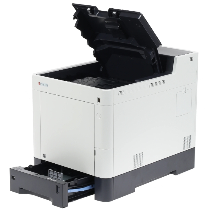 Ecosys P6235cdn, Colour, Duplex, A4, 35/35pm, 600 dpi multibit, 5-line LCD, with starter toners, USB 2.0, Gigabit LAN