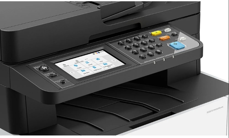 Ecosys MA2600cwfx, A4 Colour MFP 4in1, 26 ppm, 1200 dpi, duplex, 4.3inch TFT, USB 2.0 card slot, WLAN (802.11a/b/g/n/ac, Wi-Fi Direct), starter toners 1.5K (CMYK)