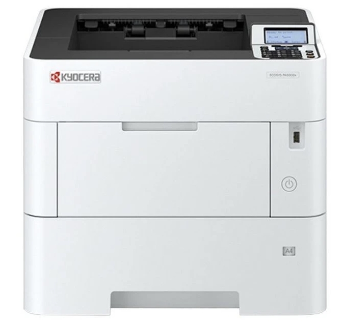 Ecosys PA6000x, A4 B/W Printer, 60pm, 1200x1200 dpi, 5-line LCD, with starter toner