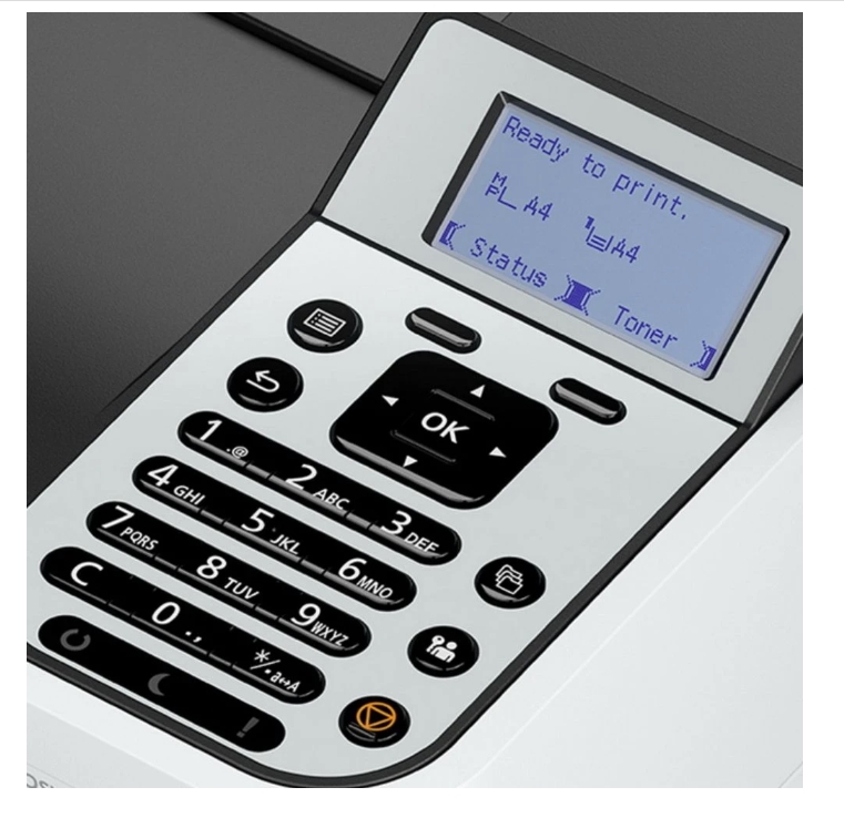 Ecosys PA6000x, A4 B/W Printer, 60pm, 1200x1200 dpi, 5-line LCD, with starter toner