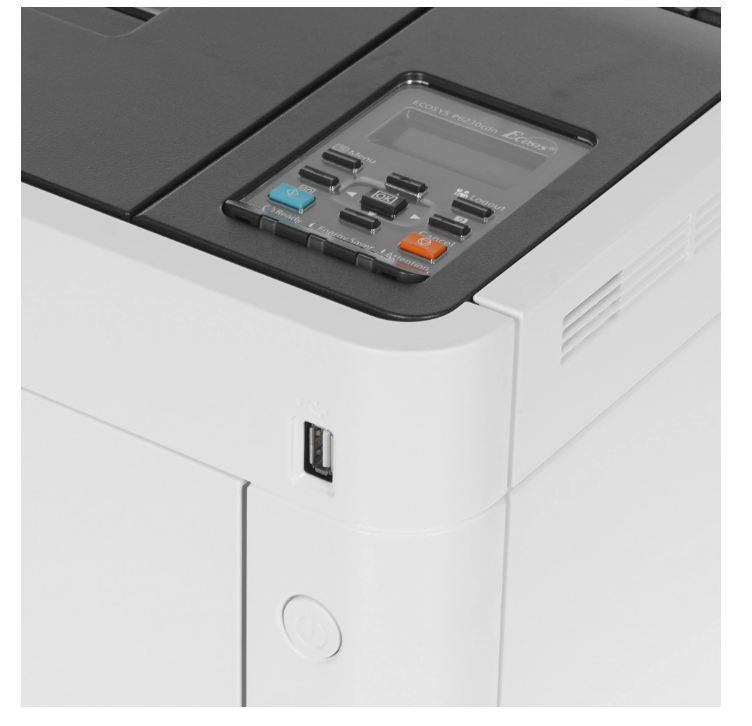 Ecosys P6230cdn, Colour, Duplex, A4, 30/30pm, 600 dpi multibit, 2-line LCD, with starter toners, USB 2.0, Gigabit LAN