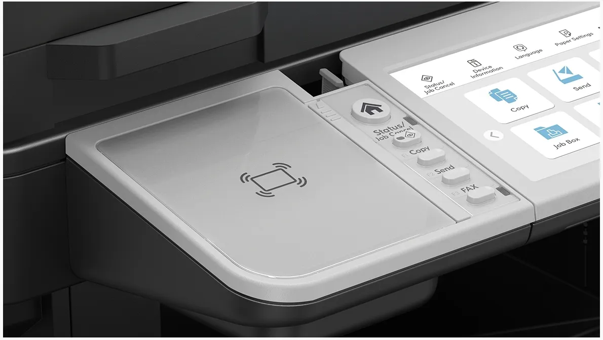 Ecosys MA5500ifx, A4 B/W MFP, 55ppm, 4in1, HyPass, 1200x1200 dpi, 7" Touch Panel, 100-sheet Dual scan DP std, with starter toner