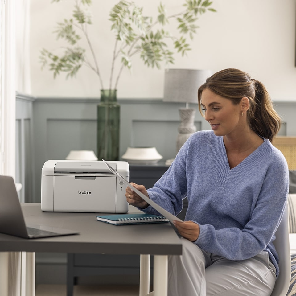 Printer Brother HL-L1230W, A4, 20 ppm, Wi-Fi, USB 2.0, Toner starter 1500 pag.