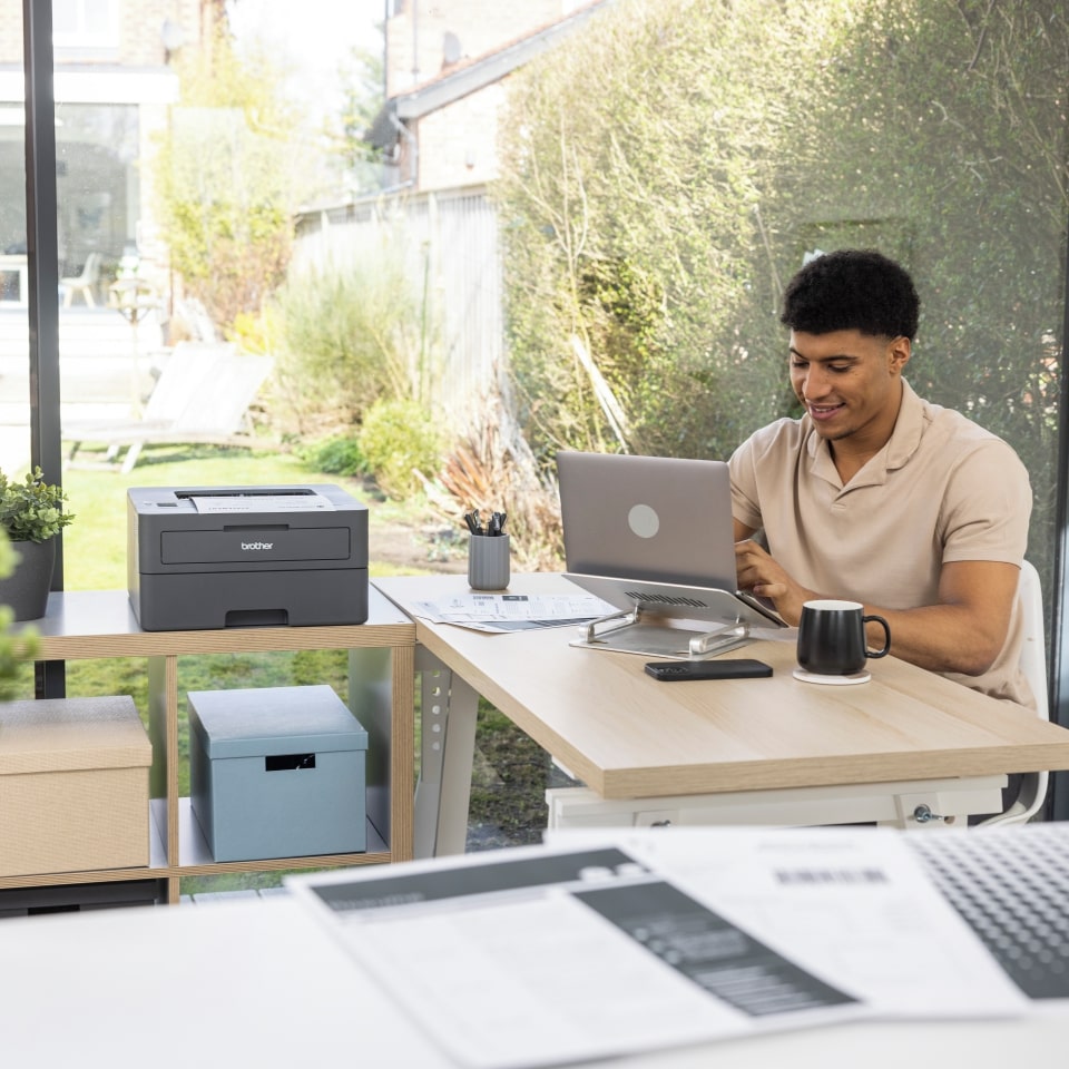 Printer Brother HL-L2442DW, A4, 30 ppm, Duplex, Wi-Fi, USB 2.0, Toner starter 700 pag.