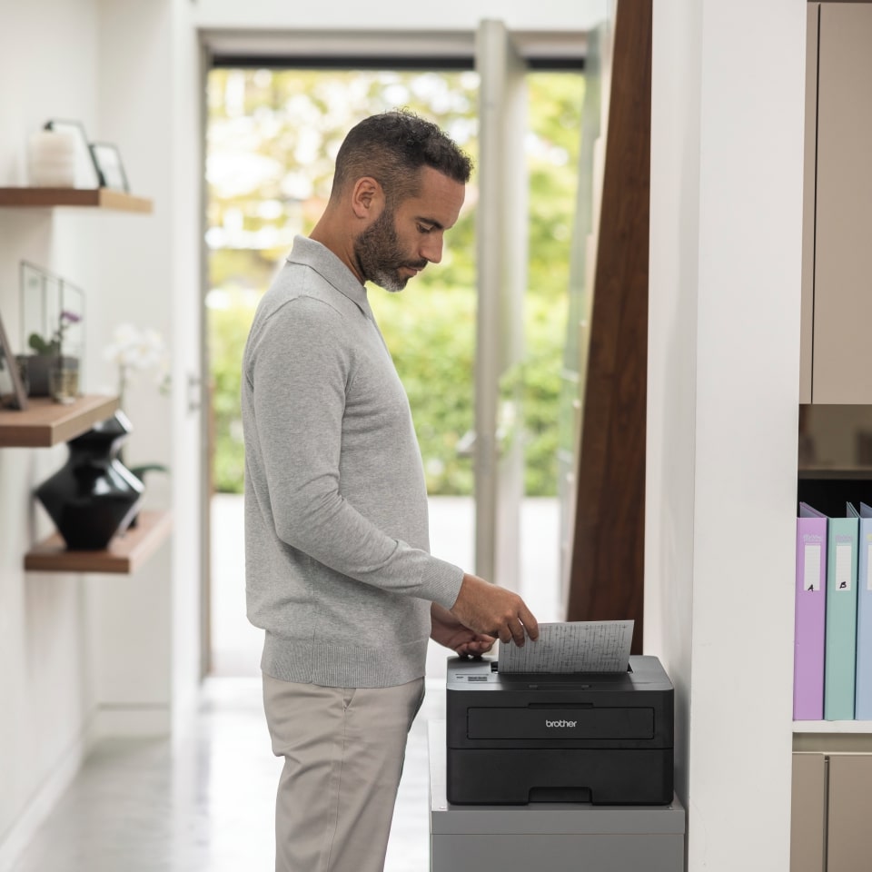 Printer Brother HL-L2460DN, A4, 34 ppm, Duplex, Ethernet 10/100, USB 2.0, Toner starter 700 pag.