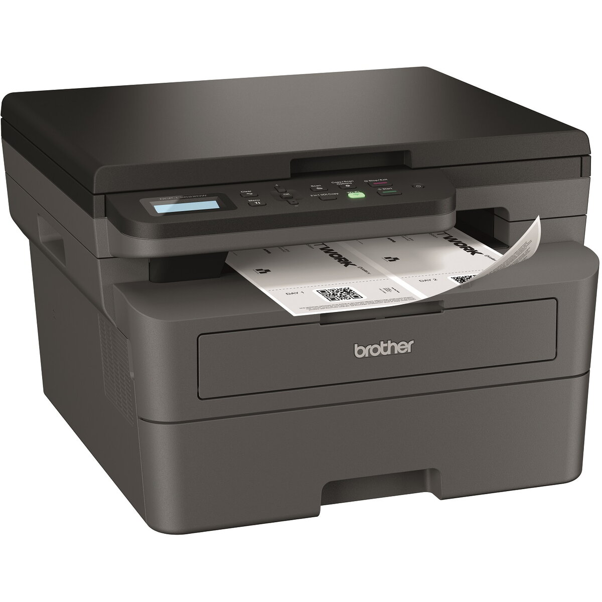 MFP Brother DCP-L2622DW, A4, 34 ppm, Duplex, Wi-Fi, USB 2.0, Starter toner 700 pag