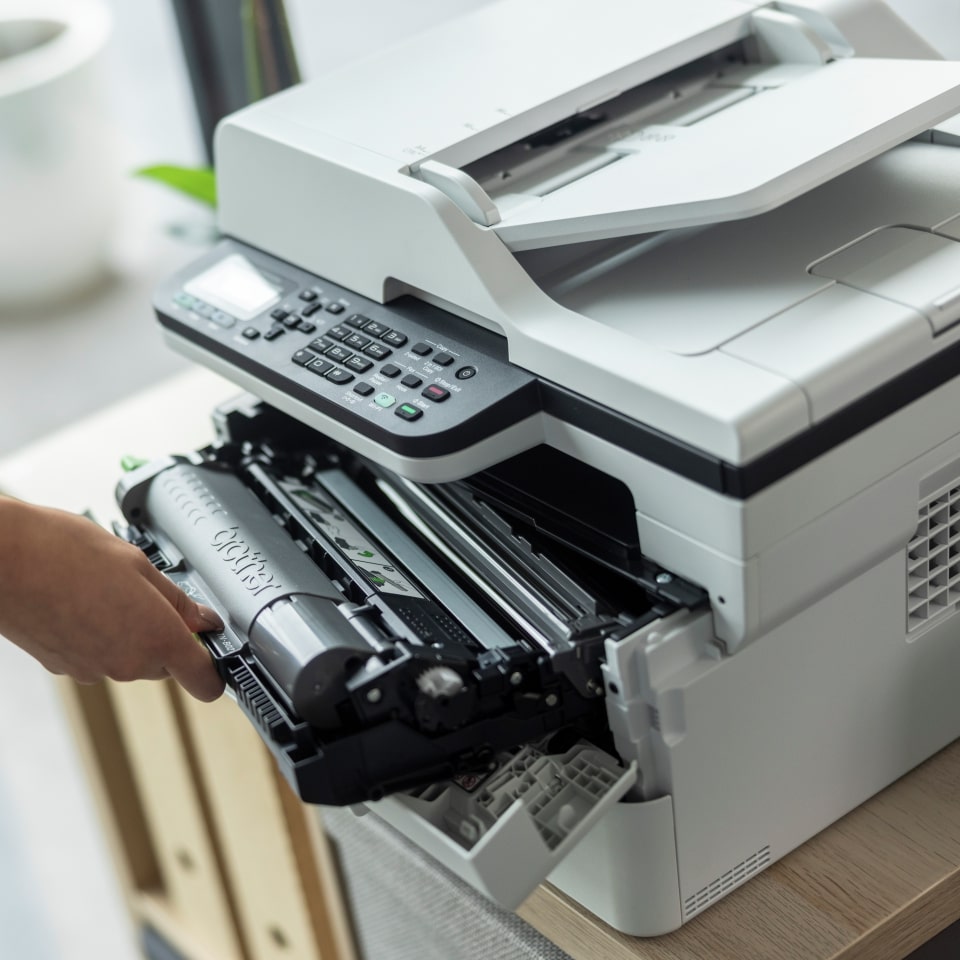 MFP Brother MFC-B7810DW, A4, 34 ppm, Duplex, ADF, Fax, Wi-Fi, Ethernet 10/100, USB 2.0, Starter toner 2000 pag