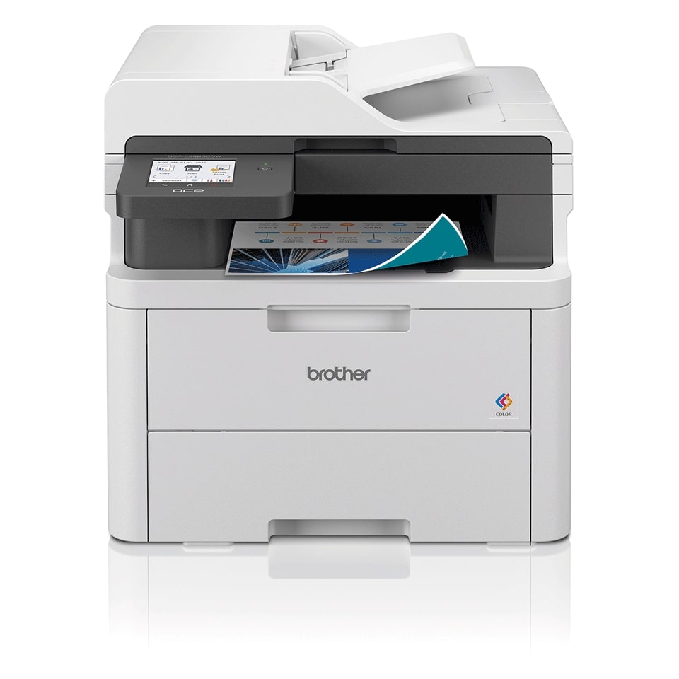 MFP Brother DCP-L3560CDW, Color, A4, 26 ppm, Duplex, ADF, Wi-Fi, Gigabit Ethernet, USB 2.0, Toner starter 1000 pag.